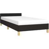  Okvir za krevet bez madraca crni 100x200 cm od tkanine | shoptok.hr