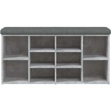 vidaXL klupa za cipele siva boja betona 102x32x50 cm konstruirano drvo | shoptok.hr