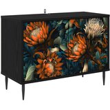  TV ormar RHENEN 69 x 33 x 50,5 cm Crni hrast Konstruirano drvo | shoptok.hr