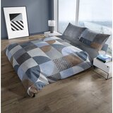 Esposa OBOJESTRANSKA POSTELJNINA 200/200 cm saten siva | Shoptok.si