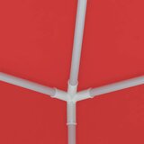 Šator za zabave Crvena 250 x 250 x 240 cm PE i čelik | shoptok.hr