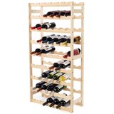 Compactor Držač za boce vina od masivnog bora u prirodnoj boji broj boca 54 kom 60x121x27 cm Luana – | shoptok.hr