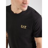 Ea7 Emporio Armani Majica zlatna / crna | shoptok.hr