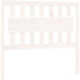  Uzglavlje za krevet bijelo 105 5x4x100 cm od masivne borovine | shoptok.hr