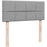  Otomanski krevet s madracem svijetlosivi 120x200 cm tkanine | shoptok.hr
