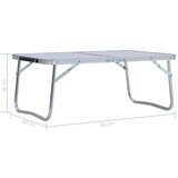  stol za kampiranje bijeli aluminijski 60 x 40 cm | shoptok.hr
