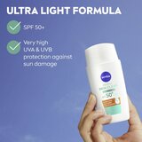 Nivea Derma Skin Clear blagi hranjivi fluid SPF 50+ 40 ml | shoptok.hr