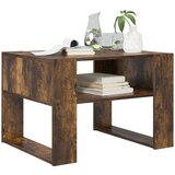  Klubska miza Dimljeni oreh 66 x 53 x 45 cm Konstruiran les, (5000121540) | Shoptok.si