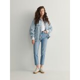 Reserved kavbojke mom fit slim - modra | Shoptok.si