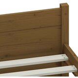  Posteljni okvir medeno rjav iz trdnega lesa 75x190 cm 2FT6, (20684783) | Shoptok.si