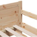  s produžetnim madracem s uzglavljem Smeđa 80 x 200 cm | shoptok.hr