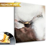  Slike na platnu PREMIUM ART - Abstraktni Zamegljen Ščit | Shoptok.si