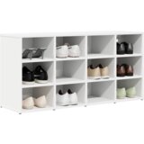 vidaXL Omara za čevlje s polico Bela 52.5 x 30 x 50 cm Konstruiran les | Shoptok.si