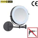 Wenko Kozmetično ogledalo z lučjo/povečevalno (5x povečava) ø 25,5 cm Lumi – | Shoptok.si