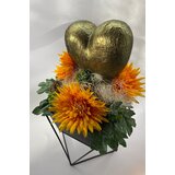 7 seas 365 ukrasna dekoracija Zlatno srce, 42 cm | shoptok.hr