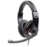 Gembird Slušalice sa mikrofonom MHS-001 glossy black | Eponuda.ba