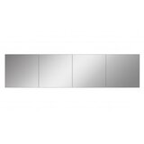 Hanah home ogledalo rectangular 40x160 silver | ePonuda.com
