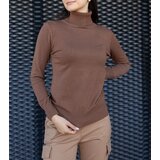 Gemre Brown loose-fitting turtleneck Nida | Shoptok.si