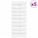 vidaXL Premium brisače 50 kos bela 30x50 cm 600 g/m2 100 % bombaž Cene