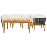 Lesnina-XXXL lounge garnitura linnea, bela, akacija | Shoptok.si