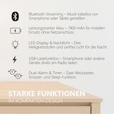 Silva Silvia Schneider UR 4200 BT bela PLL UKW radioura. | Shoptok.si