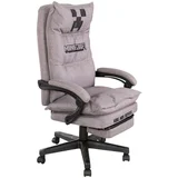 GAMING STOL umetna masa, tekstil siva