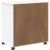  Mobilni ormar Bijelo 63,5 x 39 x 65,5 cm Čvrsto borovo drvo | Eponuda.ba