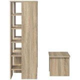  Ormar za cipele s policom 2 pcs Sonoma hrast Konstruirano drvo | shoptok.hr
