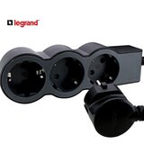 LG 694568 PRODUZNI BLOK 3X2P+E 5M (CRNA/T.SIVA) | ePonuda.com