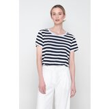 Marita Bobko Woman's T-shirt no.1 U White/Navy Blue | shoptok.hr