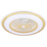  LED prigušiva plafonska lampa sa ventilatorom ZEPHYR LED/48W/230V zlatna + daljinski upravljač | Eponuda.com
