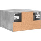 vidaXL Stenska nočna omarica betonsko siva 35x35x20 cm | Shoptok.si