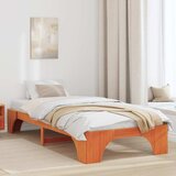  Krevetna konstrukcija Vosak smeđa 100 x 200 cm | shoptok.hr