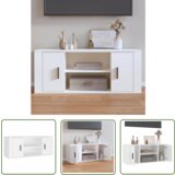 The Living Store TV omarica bela 100x35x40 cm inženirski les - TV Omarica, (21738147) | Shoptok.si