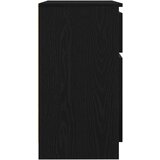  Komoda s ladicama crni hrast 71x35x65 cm konstruirano drvo | Eponuda.com