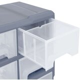 vidaXL Organizator s 16 predali 52x16x37 cm | Shoptok.si