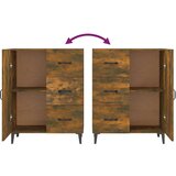  Komoda dimljeni hrast 69,5x34x90 cm inženirski les, (20654773) | Shoptok.si