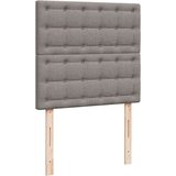  Krevet s oprugama i madracem smeđesivi 100 x 200 cm od tkanine | shoptok.hr