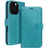 Oem Mayaxess, Ohišje za iPhone 16 Pro Max Denarnica s trakom za roko, Turkizna, (5000215892) | Shoptok.si