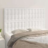  Posteljno vzglavje 4 kosa belo 72x5x78/88 cm umetno usnje, (20933185) Cene