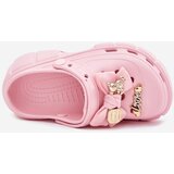 Boto Girls Children's Foam Slippers With Bow And Decorations Pink Selvana | Eponuda.ba