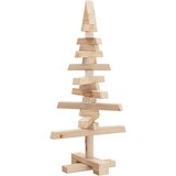  | Drveno božićno drvce | s stalakom prirodna 60 cm Masivna borovina | shoptok.hr