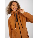 RUE PARIS Sweatshirt-AP-BL-AP-3004.32-light brown | Shoptok.si