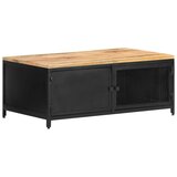  Stolić za kavu 90 x 50 x 37 cm od masivnog grubog drva manga | shoptok.hr