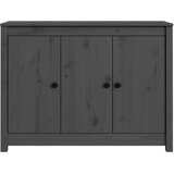  Komoda sivi 100 x 35 x 74 cm od masivne borovine | shoptok.hr