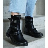 Gemre Black insulated ankle boots made of mixed materials Verta | Shoptok.si