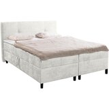 MID.YOU POSTELJA Z VZMETNICO 180 cm x 200 cm , les, tekstil krem barve | Shoptok.si