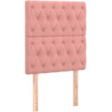 Box spring krevet s madracem ružičasti 80 x 200 cm baršunasti | shoptok.hr