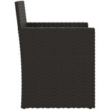  3-dijelni set vanjskih sofa od poliratana s jastucima crni | shoptok.hr