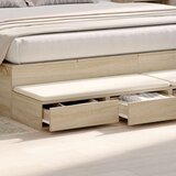  nočne omarice sonomski hrast inženirski les 180 x 36,5 x 16,5 cm, (22007926) | Shoptok.si